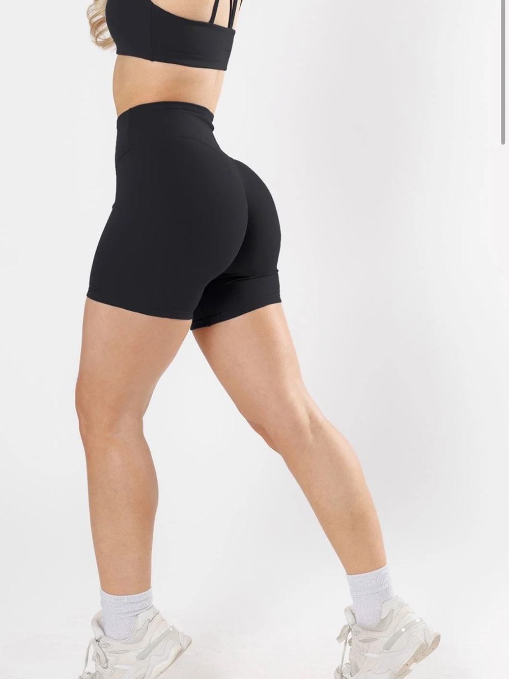 Paragon RecStretch Original High-Rise Sculptseam Plus Short 6" Black - Size S